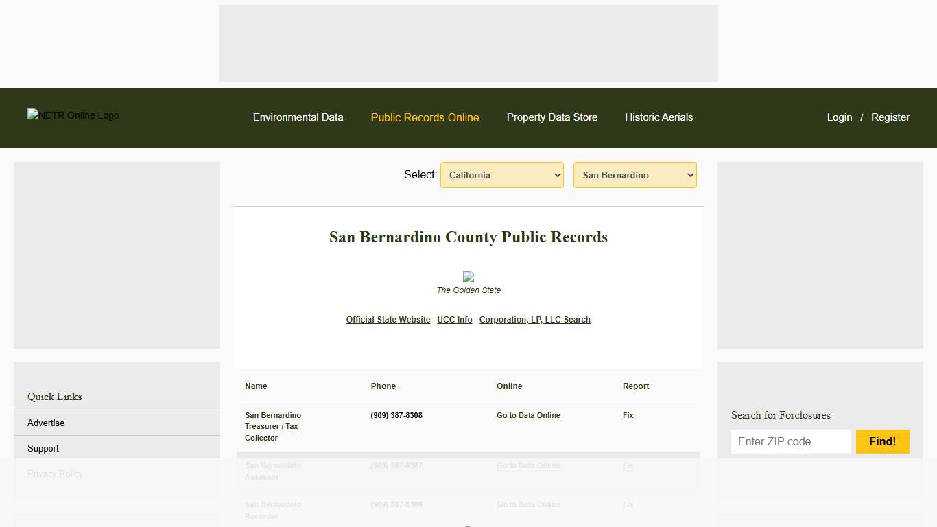 NETR Online • San Bernardino • San Bernardino Public Records, Search San Bernardino Records, San Bernardino Property Tax, California Property Search, California Assessor